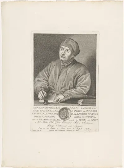 Portret van Tommaso Inghirami