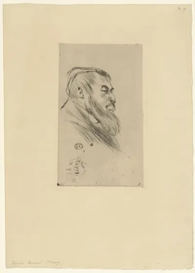 Portret van toneelschrijver Tristan Bernard