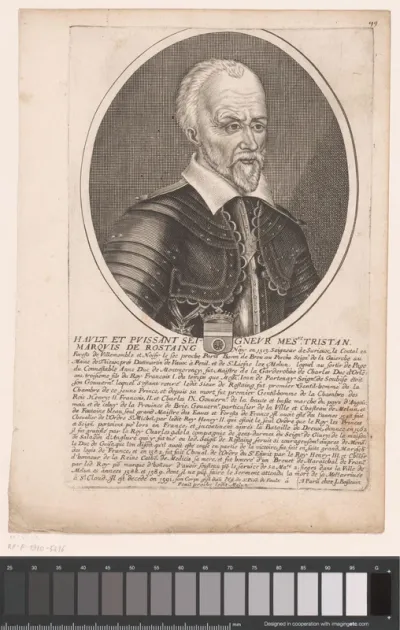 Portret van Tristan de Rostaing