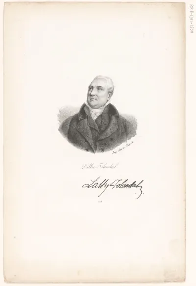 Portret van Trophime Gerard Lally-Tollendal