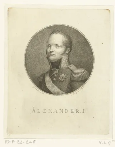 Portret van tsaar Alexander I