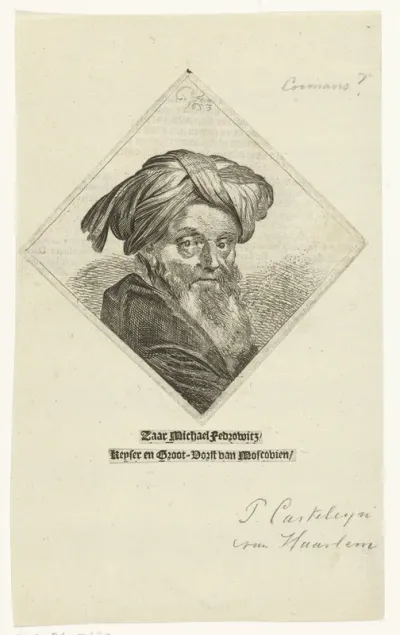 Portret van tsaar Michaël Fjodorovitsj Romanov