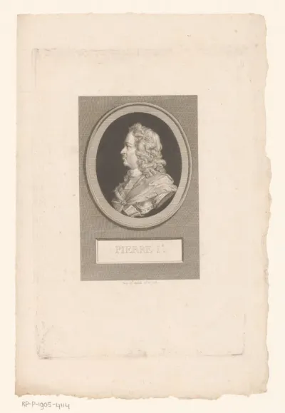 Portret van tsaar Peter I de Grote