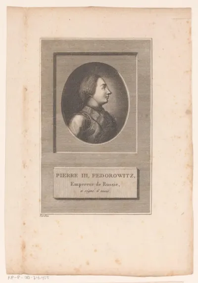 Portret van tsaar Peter III