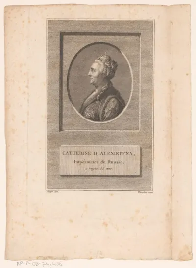 Portret van tsarina Catharina de Grote