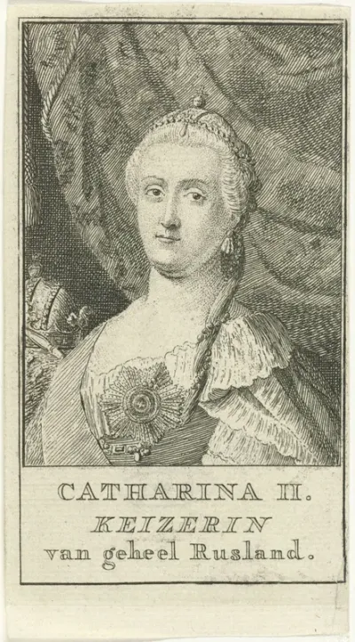 Portret van tsarina Catharina II de Grote
