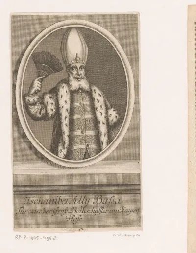 Portret van Tschanibei Ali Pasja