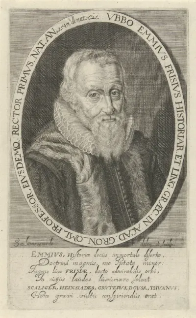 Portret van Ubbo Emmius
