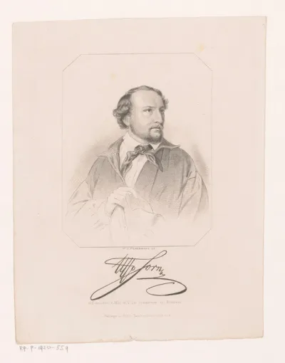 Portret van Uffo Daniel Horn