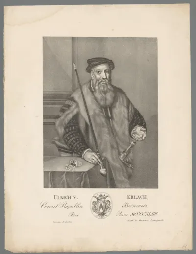 Portret van Ulrich von Erlach