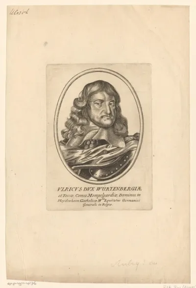 Portret van Ulrich von Württemberg