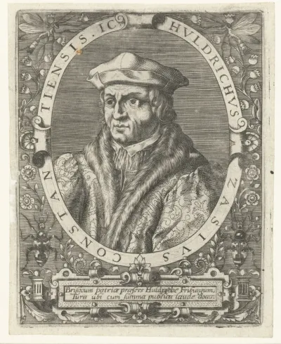 Portret van Ulrich Zasius