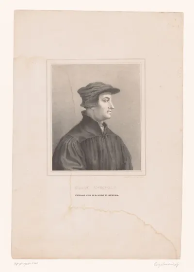 Portret van Ulrich Zwingli
