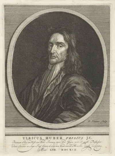 Portret van Ulrik Huber