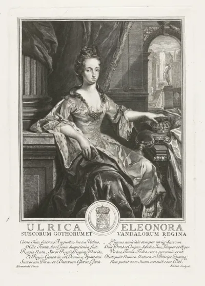 Portret van Ulrika Eleonora van Denemarken