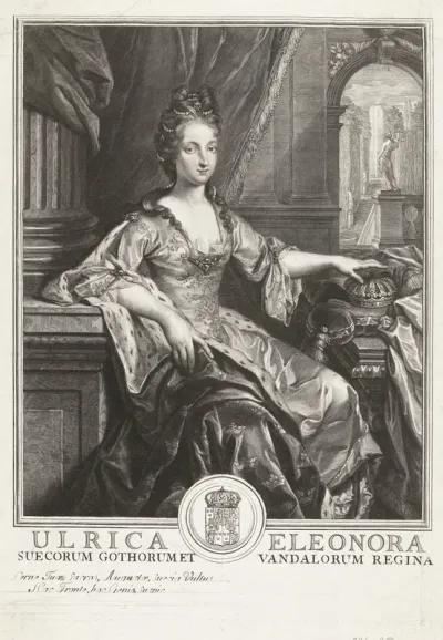 Portret van Ulrika Eleonora van Denemarken