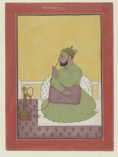 Portret van Umed Singh van Chamba