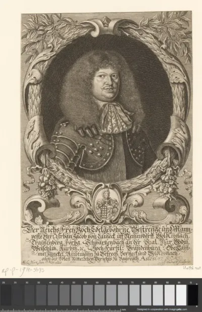 Portret van Urban Jacob von Laineck