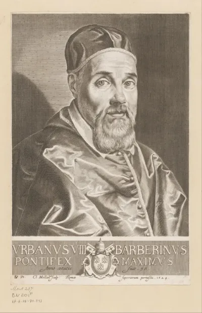 Portret van Urbanus VII op 56-jarige leeftijd