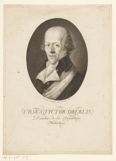 Portret van Urs Viktor Oberlin