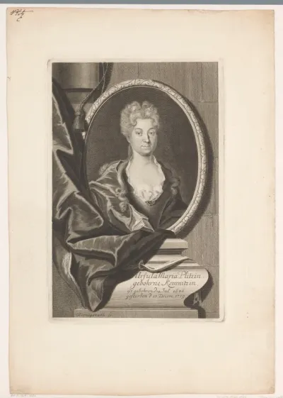 Portret van Ursula Maria Plitz
