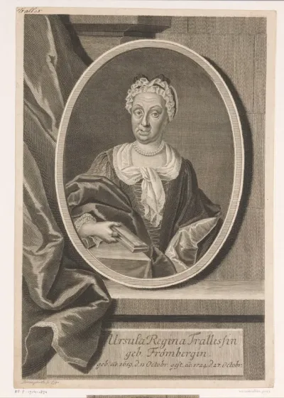 Portret van Ursula Regina Tralles