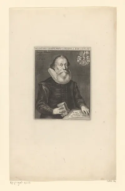 Portret van Valentin Cless op 64-jarige leeftijd