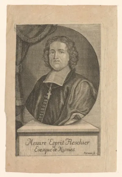 Portret van Valentin-Esprit Fléchier