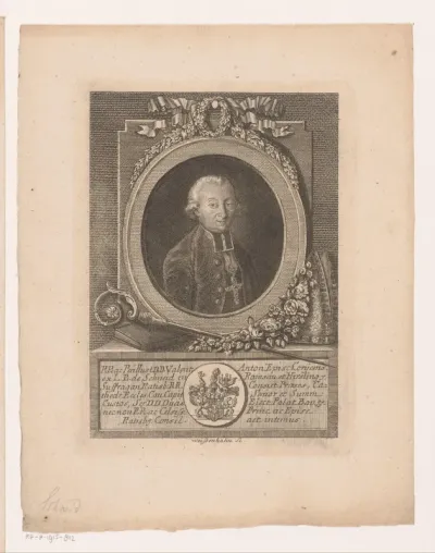 Portret van Valentin, Freiherr von Schneidt