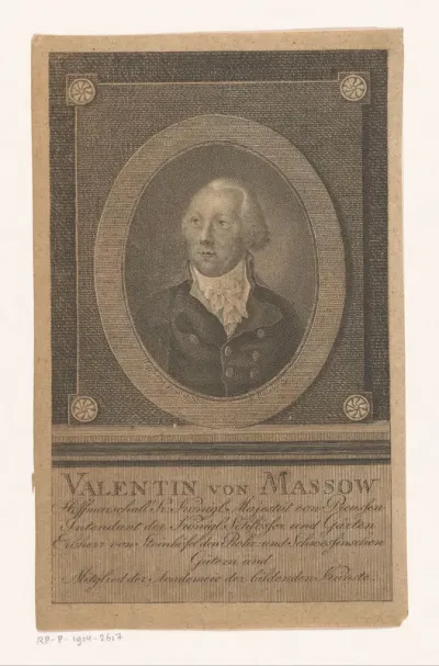 Portret van Valentin von Massow