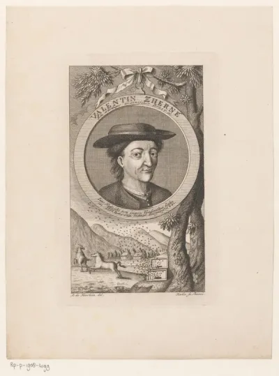 Portret van Valentin Zherné