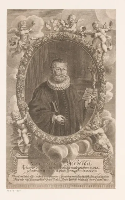 Portret van Valerius Herberger