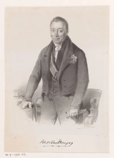 Portret van Van der Duyn