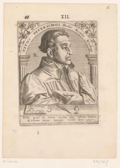 Portret van Veit Dietrich