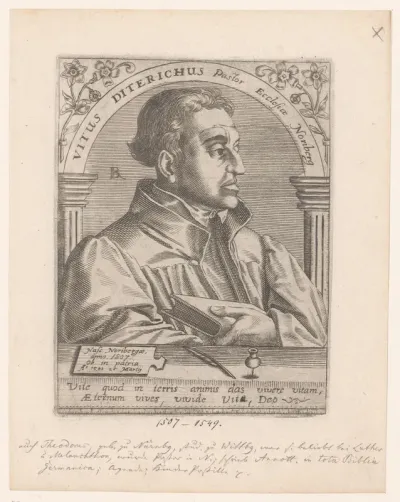 Portret van Veit Dietrich