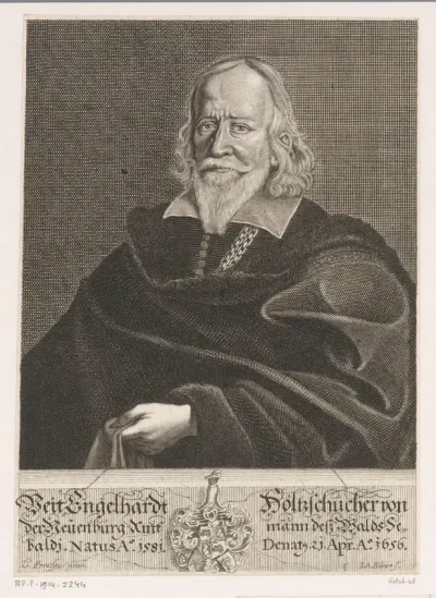 Portret van Veit Engelhard Holzschuher von Neuenbürg