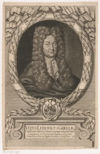 Portret van Veit Ludwig Göckel