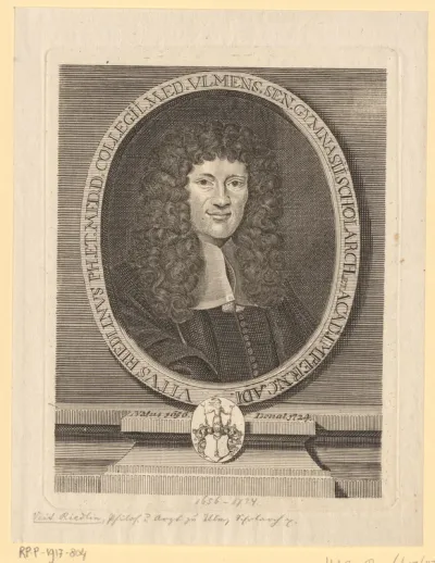 Portret van Veit Riedlin