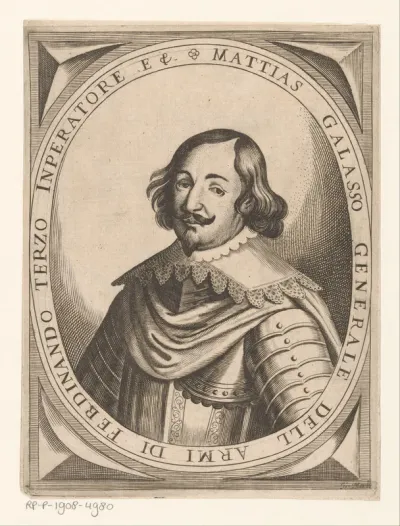 Portret van veldheer Matthias Gallas