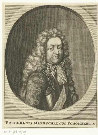 Portret van veldmaarschalk Friedrich Arnaud, hertog van Schomberg