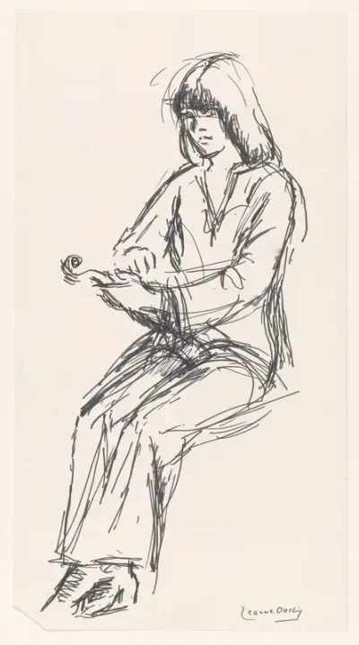 Portret van Vera Beths