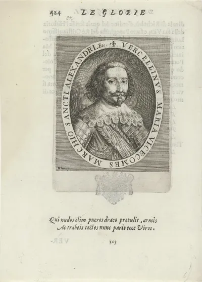 Portret van Vercellinus Maria