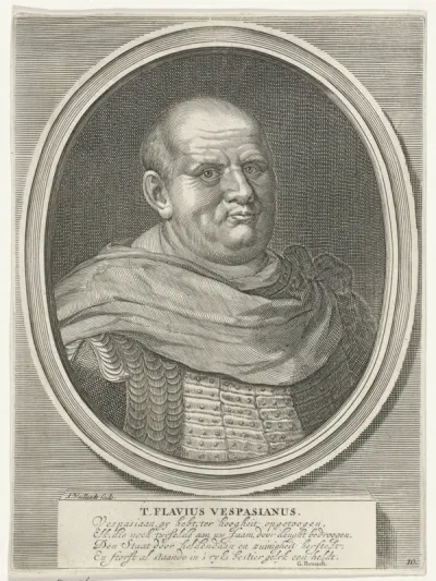 Portret van Vespasianus, Romeins keizer