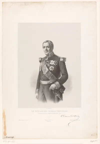 Portret van viceadmiraal Joseph-Romain Desfossés