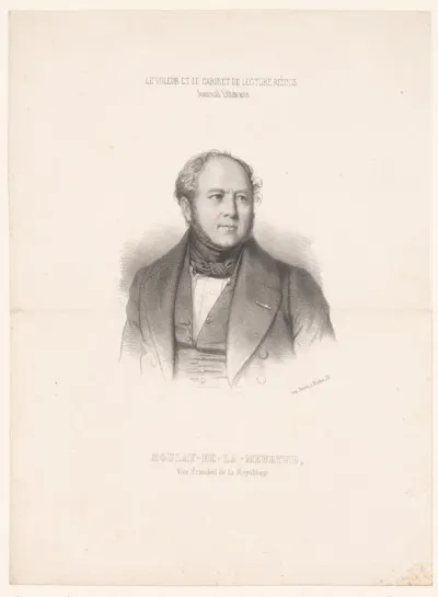 Portret van vicepresident Henri Boulay de La Meurthe
