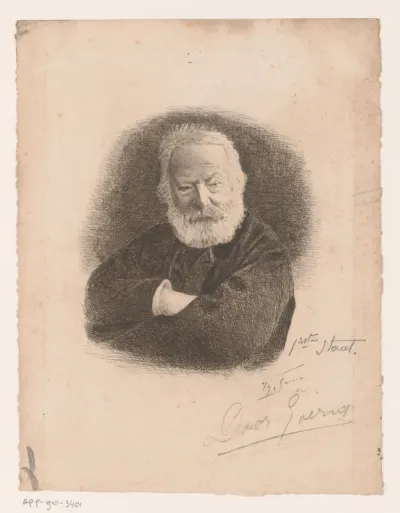 Portret van Victor Hugo