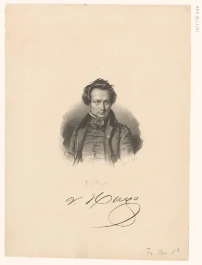 Portret van Victor Hugo