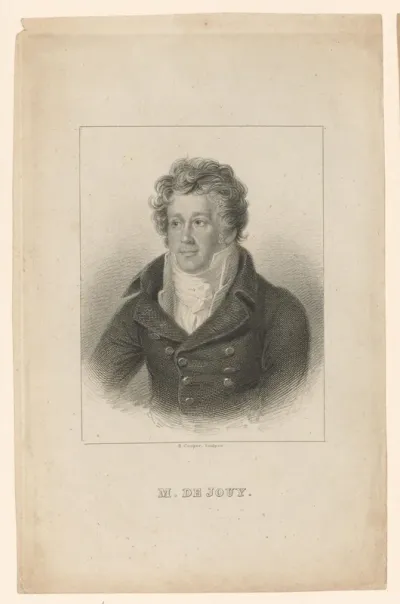 Portret van Victor-Joseph Étienne de Jouy