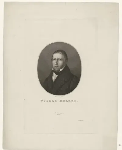 Portret van Victor Keller