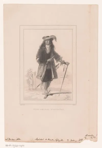 Portret van Victor-Marie d'Estrées
